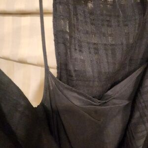 Sophie Max Black Sheer Top